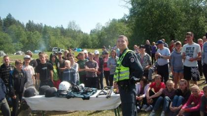 Jaunieji policijos rėmėjai susibūrė Kurtuvėnuose