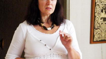 Karpinių meistrė surengė parodą