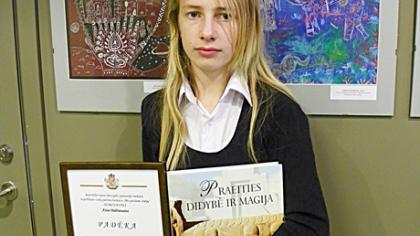 Baisogalietė tapo piešinių konkurso nominante