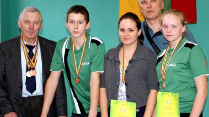 Jaunučių žaidynėse pelnyti aukso ir bronzos medaliai