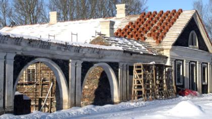 Žiema restauruotojų nesustabdė