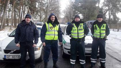 Joniškio policininkai patruliavo su kolegomis iš Latvijos