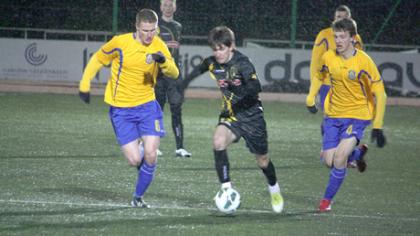 „Šiaulių“ futbolininkai šventė pirmąją pergalę