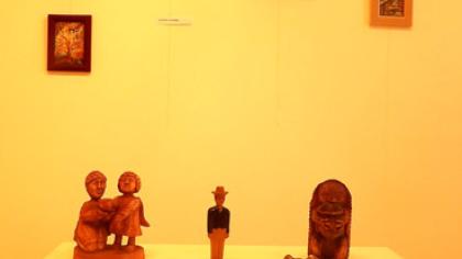 Eksponuojami joniškiečių darbai