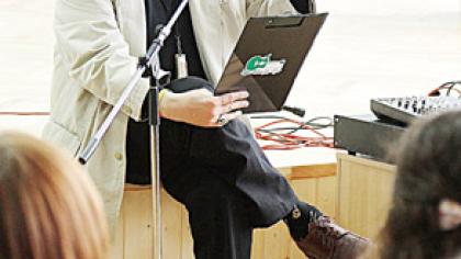 Bib­lio­te­kų sa­vai­tę už­bai­gė bar­dai
