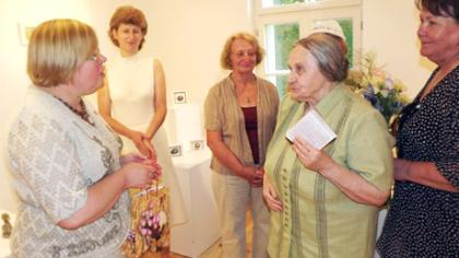 Susitiko dviejų rajonų tautodailininkai