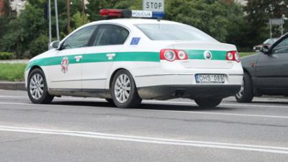 Keliuose -- sustiprinta policijos kontrolė