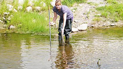 Pasimatymai su upe – kasdienis hidrologės darbas
