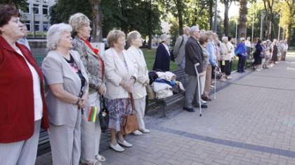 Šiauliuose aidėjo Tautinė giesmė