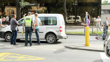 Per avariją sužalotas dviratininkas