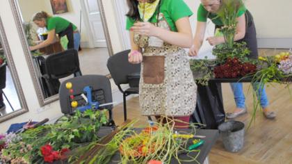 Jaunosios floristės skynė prizus tarptautiniame konkurse