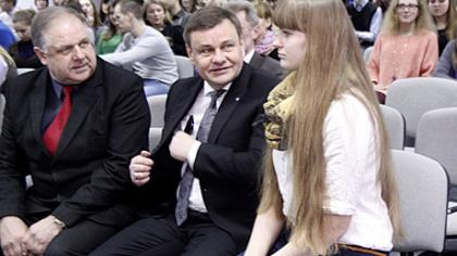 Studentai susitiko su Seimo vicepirmininku