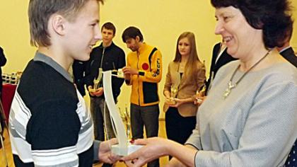 Pagerbti sportininkai ir jų treneriai