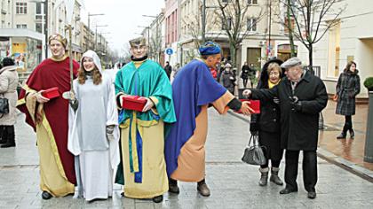 Trys karaliai išlydėjo šventes