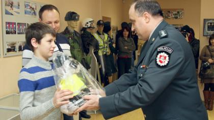 Mažajam šiauliečiui dėkoja policija