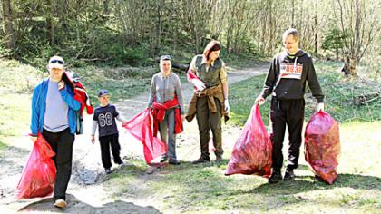 Šiukšles rinko tik entuziastai