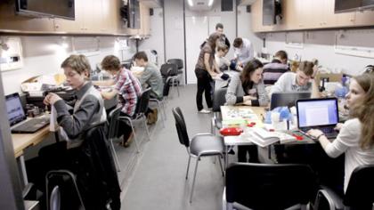 Mobilioji laboratorija sustojo Didždvaryje