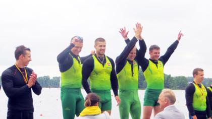Sėkmingai plaukė irkluotojai