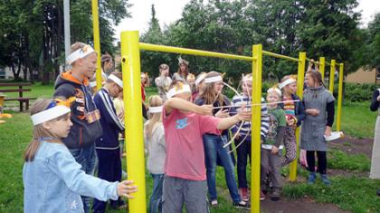 Stovyklauti kvietė mokykla