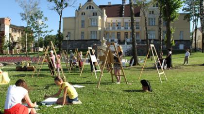 Piknikas Chaimo Frenkelio vilos parke