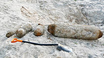 Kutiškiuse rastos bombos susprogdintos