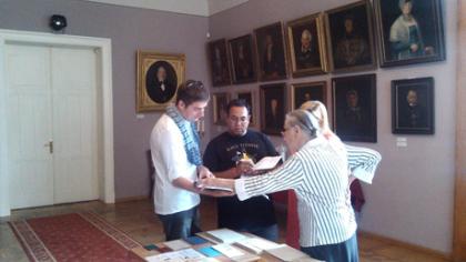 Svečią iš Indijos sudomino V. J. Nistelio palikimas