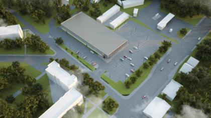 Pristatomas naujo prekybos centro projektinis pasiūlymas