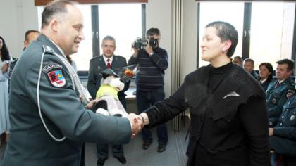 Profesinio rengimo centre pasveikinti policijos pareigūnai