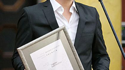 Menotyrininkui įteikta Skirmanto Valiulio premija