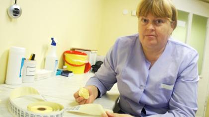 Neįprasta Kalėdų eglutė sukurta ligoninės laboratorijoje