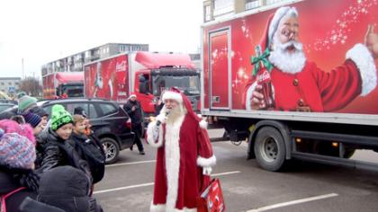 Kalėdų karavanas atvežė dovanų