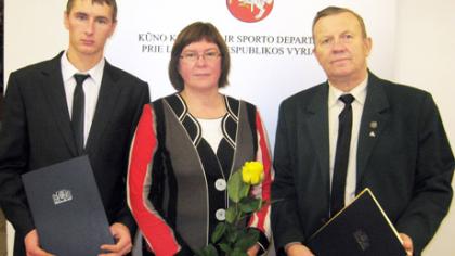 Įvertino už sportinius pasiekimus