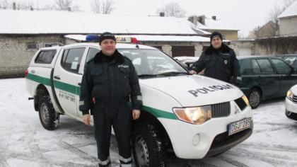 Padėka Radviliškio policininkams