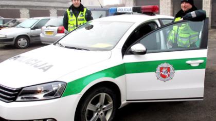 Padėka policijos patruliams