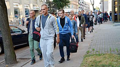 Į tarnybos vietą išvyko pirmieji kariai