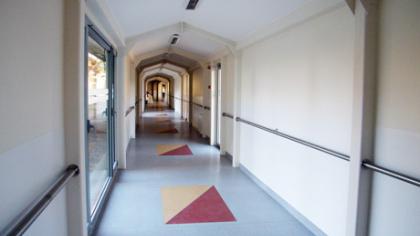 Koridorius sujungė du ligoninės korpusus