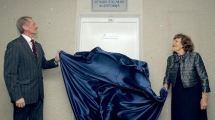 Atidaryta Stasio Žalalio auditorija