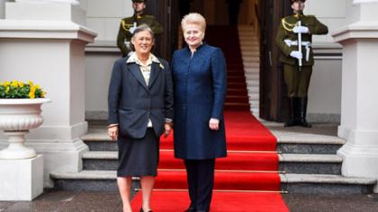 Tailando princesė aplankė Kryžių kalną