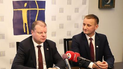 S. Skvernelis ir A. Visockas