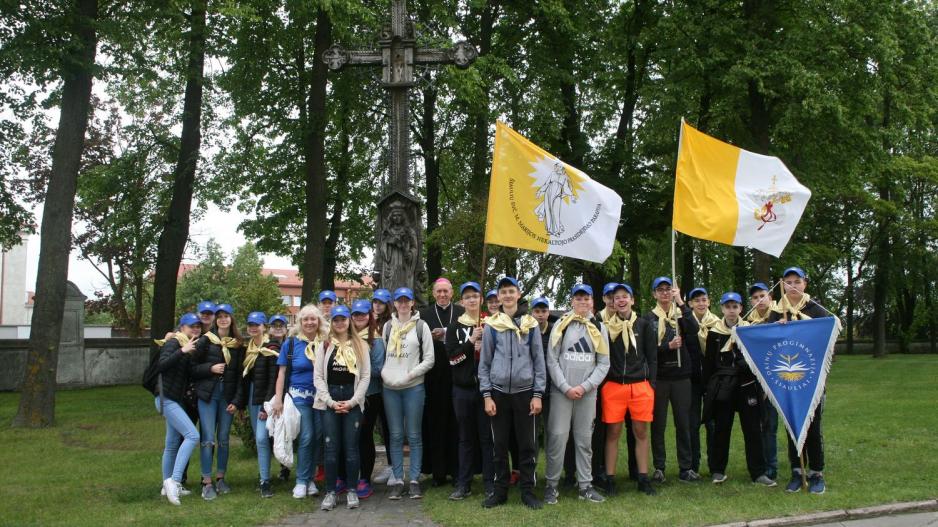 Žygio pradžia – prie Šiaulių katedros.